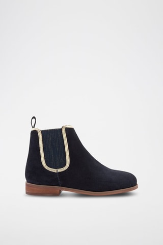 Hoge Leren Boots- Zwart - Obaïbi