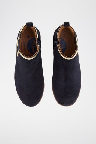 Hoge Leren Boots- Zwart - Obaïbi