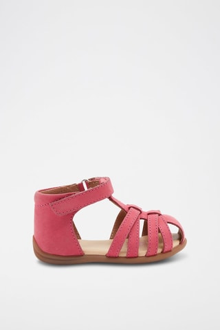 Leren Saloméschoenen Fuchsia
