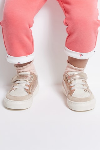 Sneakers - Ecru en Goudkleurig