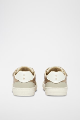 Sneakers - Ecru en Goudkleurig