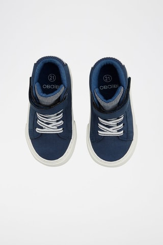 Hoge Sneakers Marineblauw