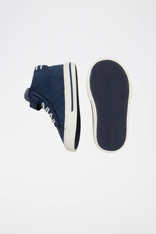 Hoge Sneakers Marineblauw
