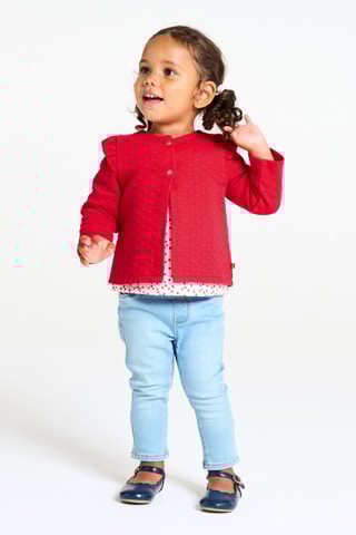 Vest met Lange Mouwen - Oudroze
