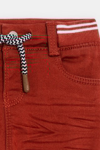 Spijkerbroek - Steenrood