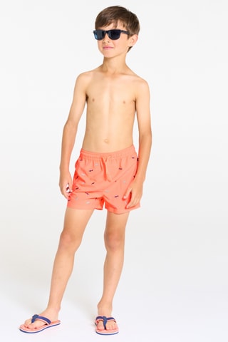 Zwemboxershort - Koraalrood