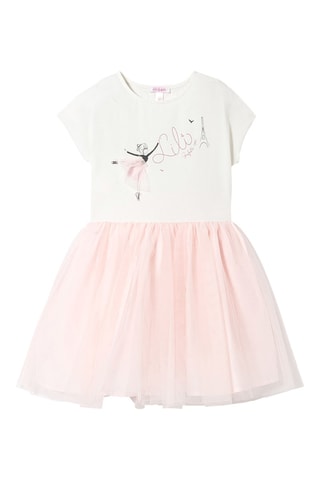 Jurk - Wit en Roze