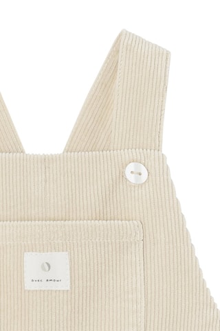 Velours Tuinbroek - Beige - Absorba
