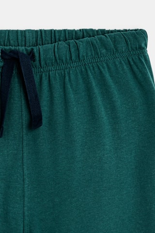 Pyjama - Wit en Smaragdgroen