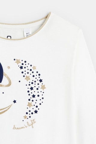 Pyjama - Wit en Marineblauw