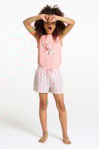Pyjama - Roze en Wit