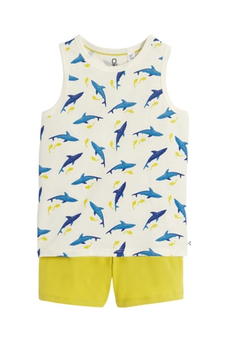 Pyjama - Wit en Geel