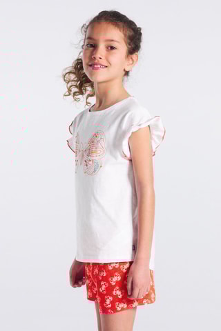 Pyjama Wit en Rood