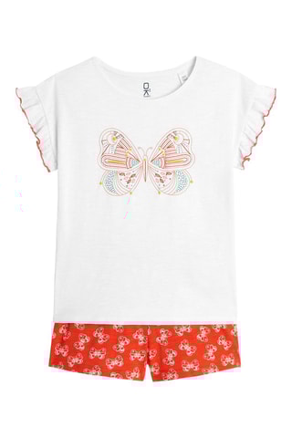 Pyjama Wit en Rood