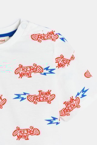 T-shirt - Wit - Catimini