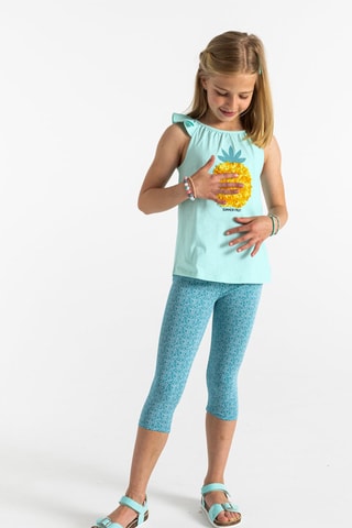 T-shirt. Zeegroen