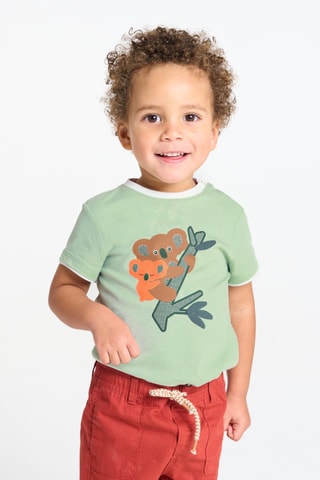 T-shirt - Zeegroen