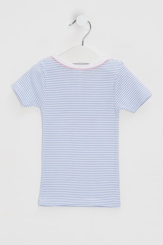 T-shirt - Hemelsblauw en Wit - Absorba