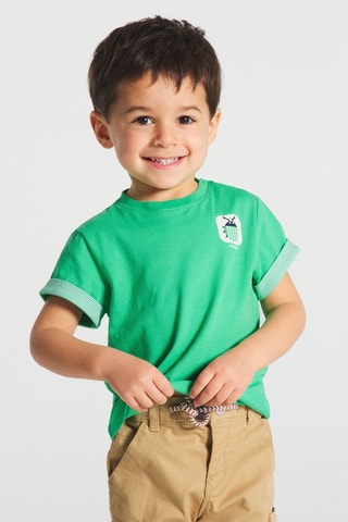 Biologisch Katoenen T-shirt Lichtgroen