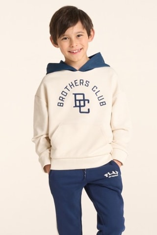 Sweater met Capuchon - Ecru