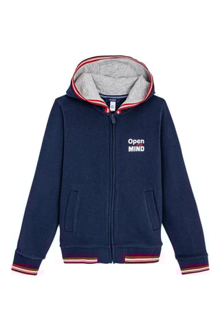 Sweater met Capuchon - Marineblauw