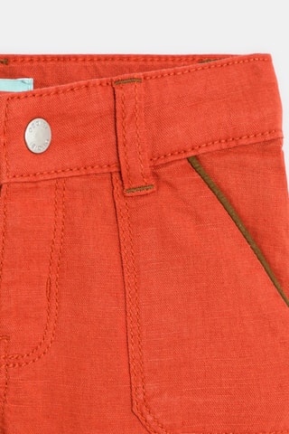 Linnen Short - Rood