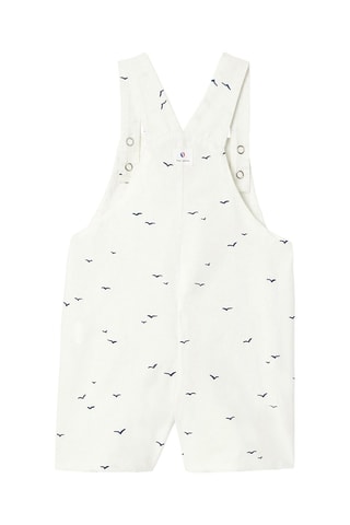 Jumpsuit - Ivoorkleurig en Marineblauw Absorba