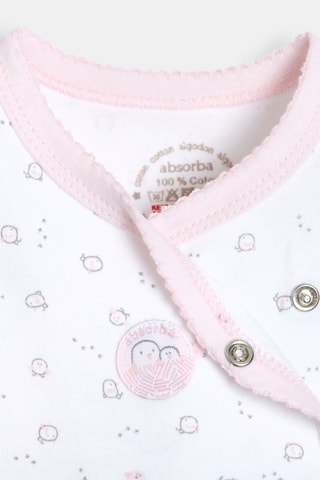 Vest en Broek - Roze en Wit - Absorba
