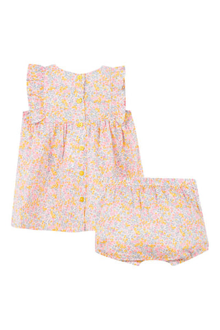 Jurk en Short Roze en Geel - Absorba