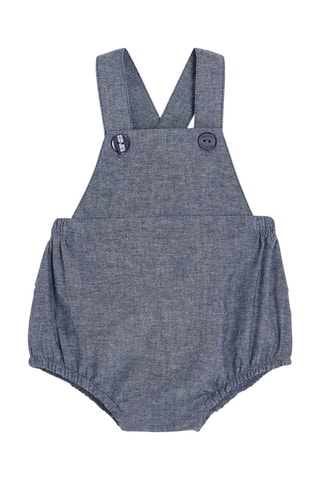 Blouse en Tuinbroek Blauw en Wit - Absorba