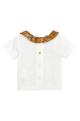 Blouse en Tuinbroek Blauw en Wit - Absorba