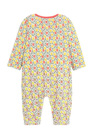 Babygro - Amarelo e rosa