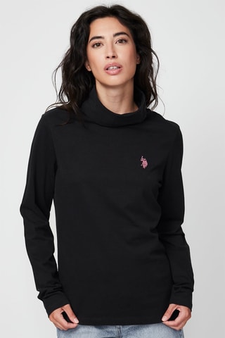 T-shirt - Donkerblauw en Roze