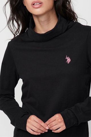 T-shirt - Donkerblauw en Roze