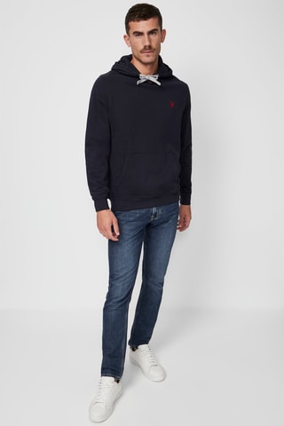 Sweater met Capuchon - Marineblauw
