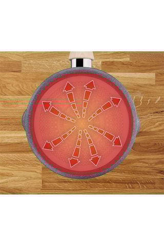 Koekenpan met Houten Handvat Natural Force - 16 cm