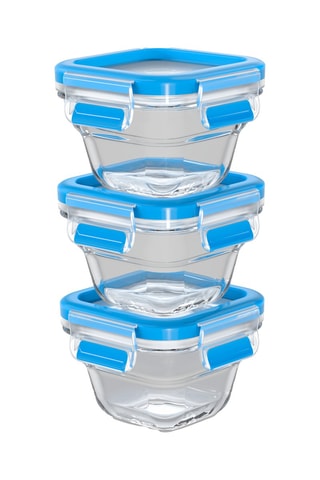 3 boîtes de conservation en verre Masterseal Fresh - 18 cl
