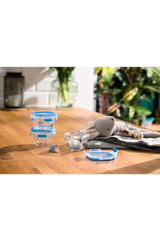 3 boîtes de conservation en verre Masterseal Fresh - 18 cl