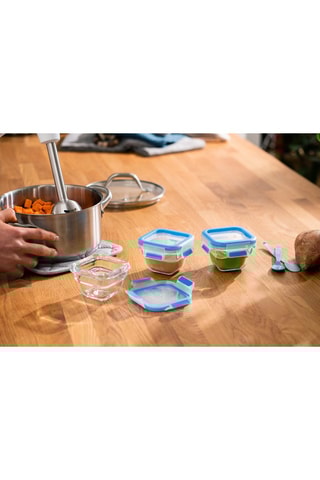 3 boîtes de conservation en verre Masterseal Fresh - 18 cl