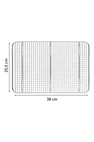 Grille de refroidissement en acier inoxydable Ceramik  - 25,5 x 38 cm