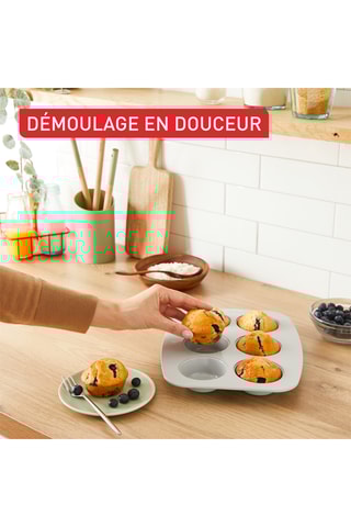 6 moules à muffins Ceramik - 22,5 x 27,5 cm