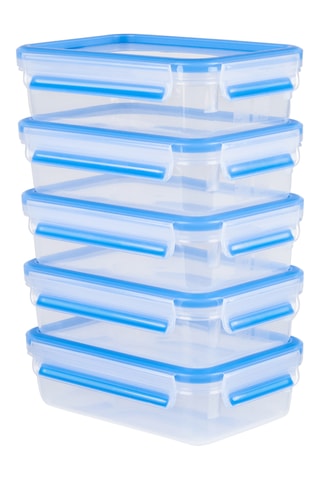 5 boîtes de conservation alimentaire Masterseal Fresh - 5 x 0,8 l