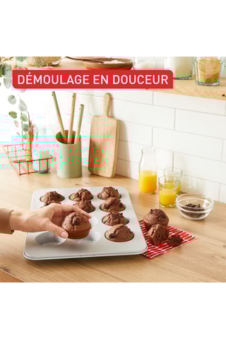 12 moules à muffins Ceramik - 27,5 x 39 cm