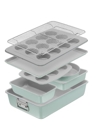Set moules empilables en céramique - 8 pièces