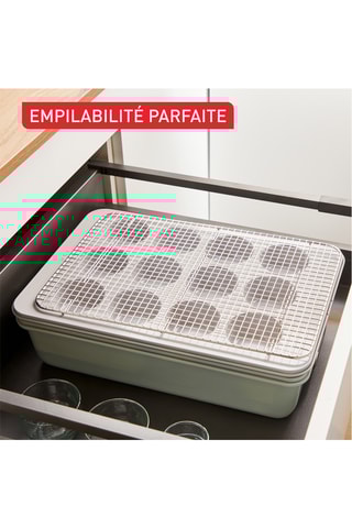 Set moules empilables en céramique - 8 pièces