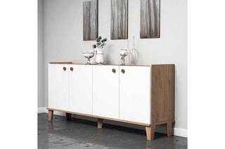 Bahut 4 portes - 180 x 41 x 77,8 cm