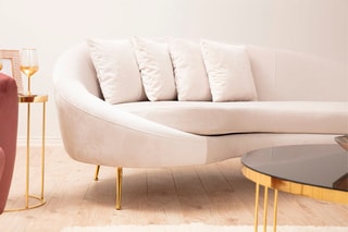 Canapé Eses - Beige - 3 places