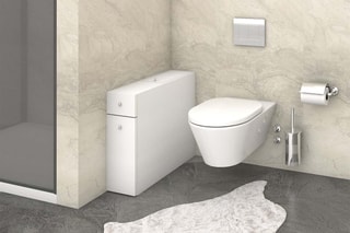 Meuble de salle de bain - 20 x 55 x 60 cm - 19 x 44 x 60 cm