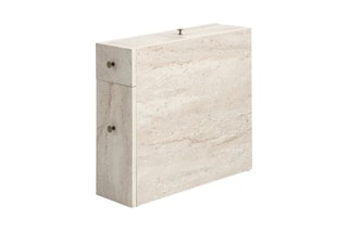 Meuble de salle de bain 2 tiroirs et 1 abattant Calencia - 20 x 55 x 60 cm