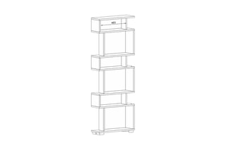 Bibliothèque Blok - 60 x 165 x 19,5 cm